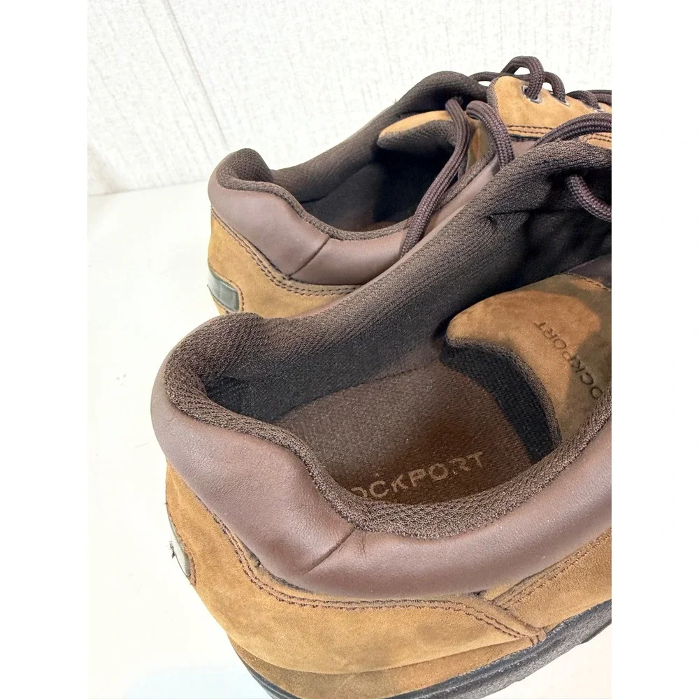 Rockport Eureka Walking Shoes‎ Mens 13W Sneaker Lace Up Leather Brown K71202